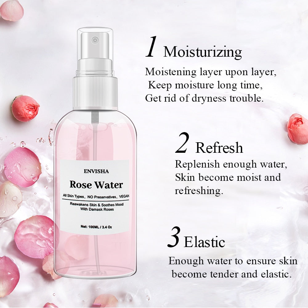 Organic Rose Petal Facial Toner Rose Water