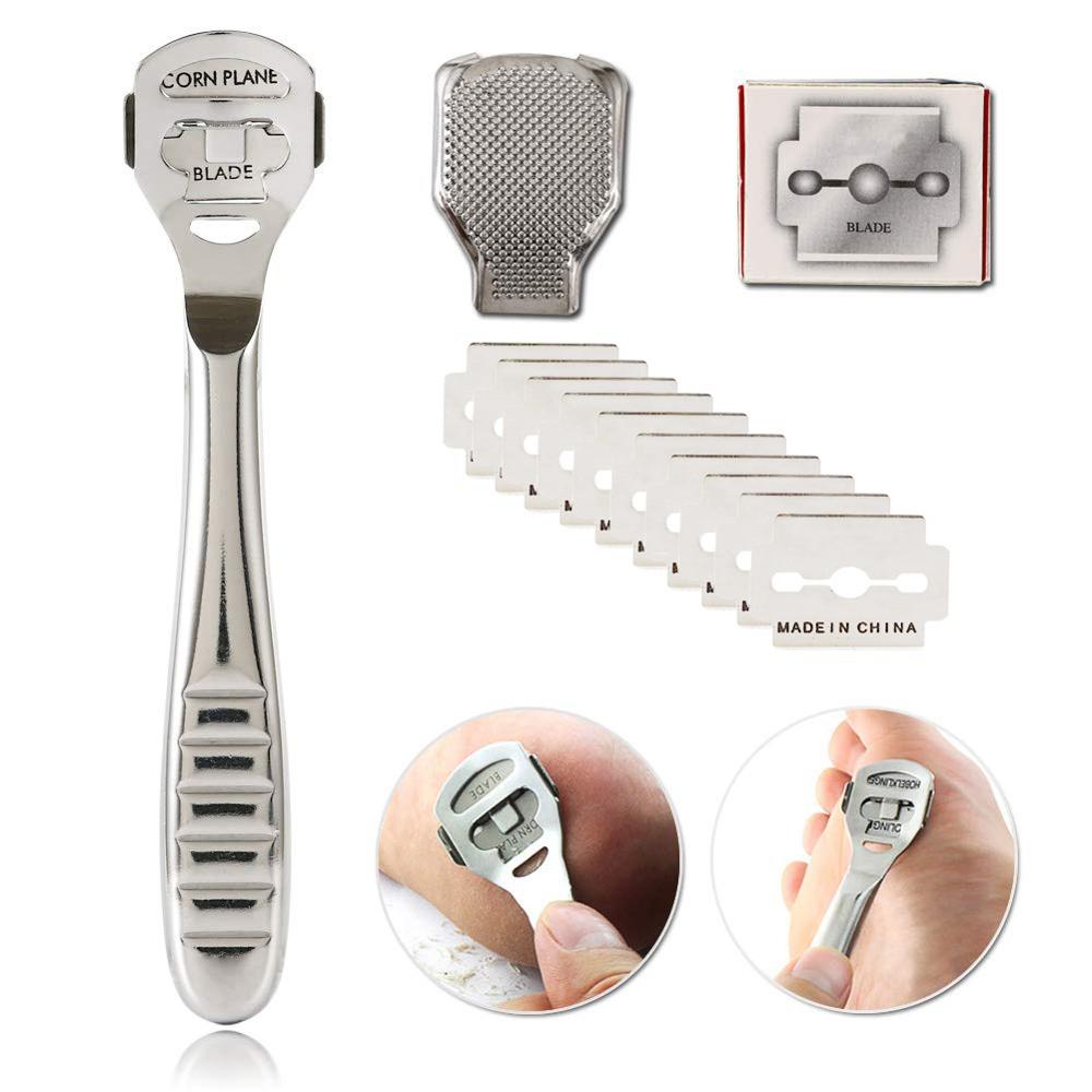 Foot Callus Remover Razor with 10 Blades