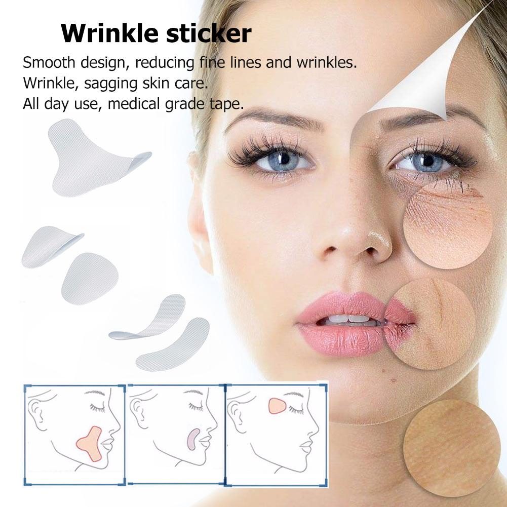 V-Shaped Facial Lift Tape; 12-27-24 Pcs Wrinkle Removal Kit