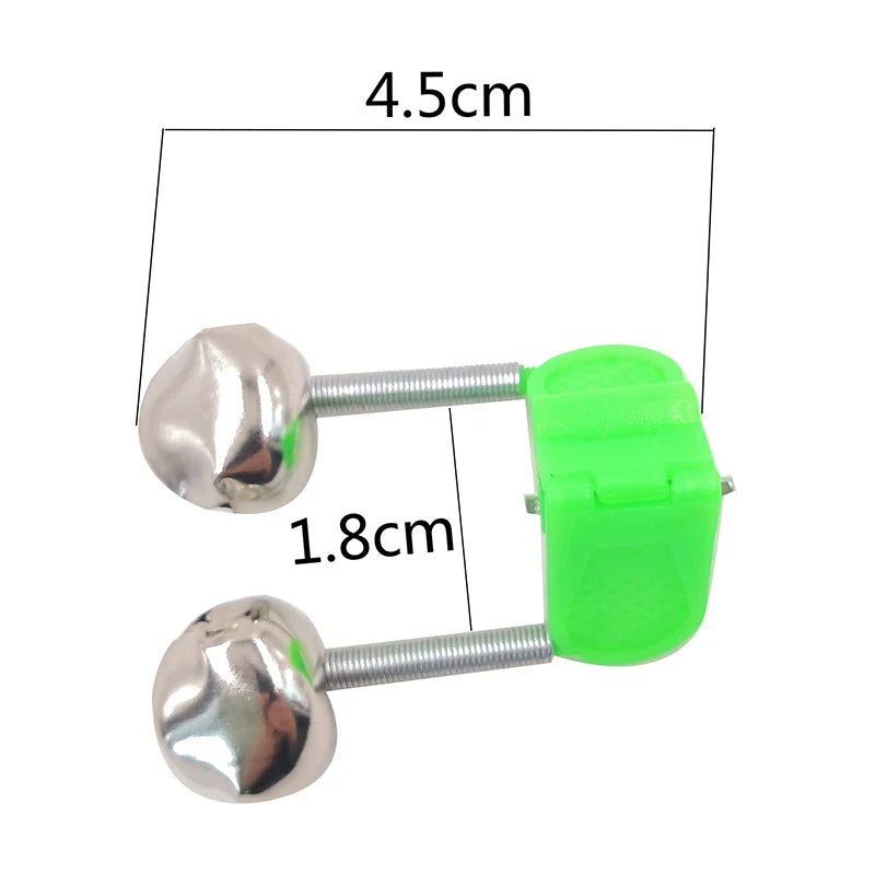 OUTKIT 5pcs/lot Fishing Bite Alarms Fishing Rod Bell Rod Clamp Tip Clip