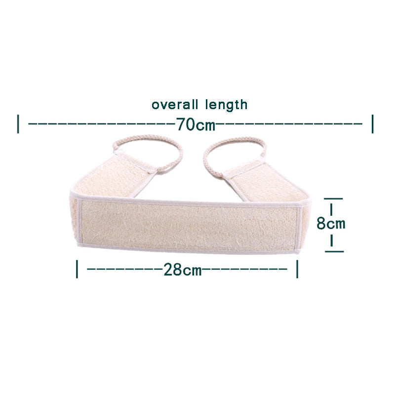 Soft Bath Sponge Exfoliating Loofah Back Strap 70cm X 8cm