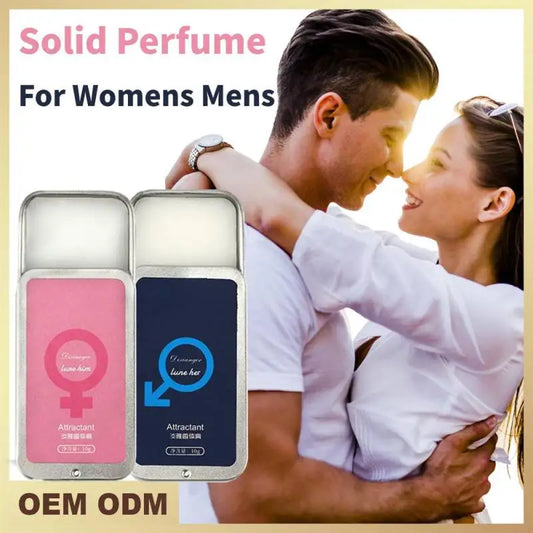 Solid Balm Pheromone Perfume For Men Women Long Lasting Fresh Flower Fragrance Deodorant Antiperspirants