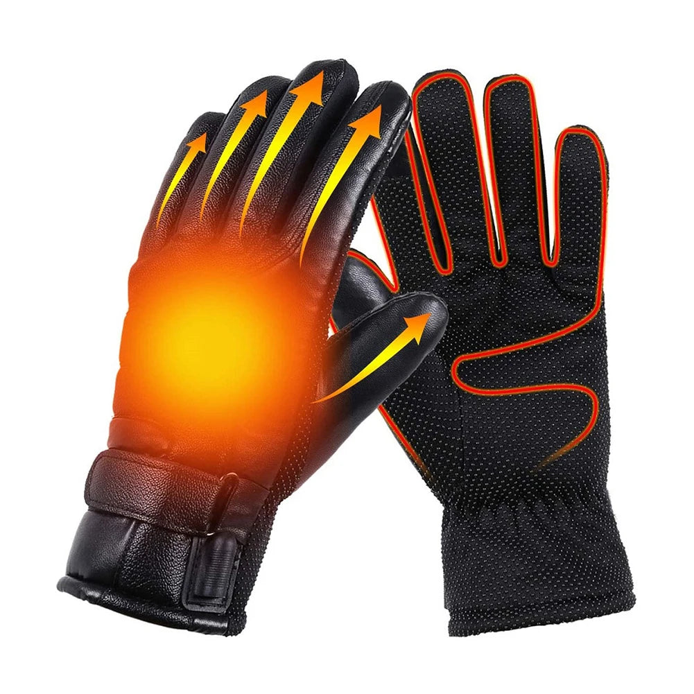 3 Gear Electric Heated Gloves 10000mAh USB Rechargeable