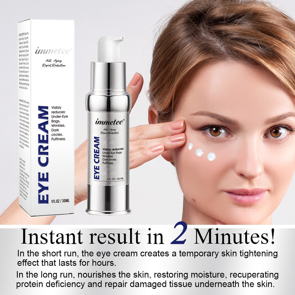 Anti-wrinkle Eye Cream Instant Anti Aging Eye Care Remove Eye Bags Puffiness Lift Firm Brightening Dark Circles