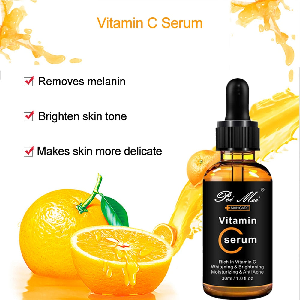 Vitamin C Serum: Brighten Skin, Lighten Spots (30ml)