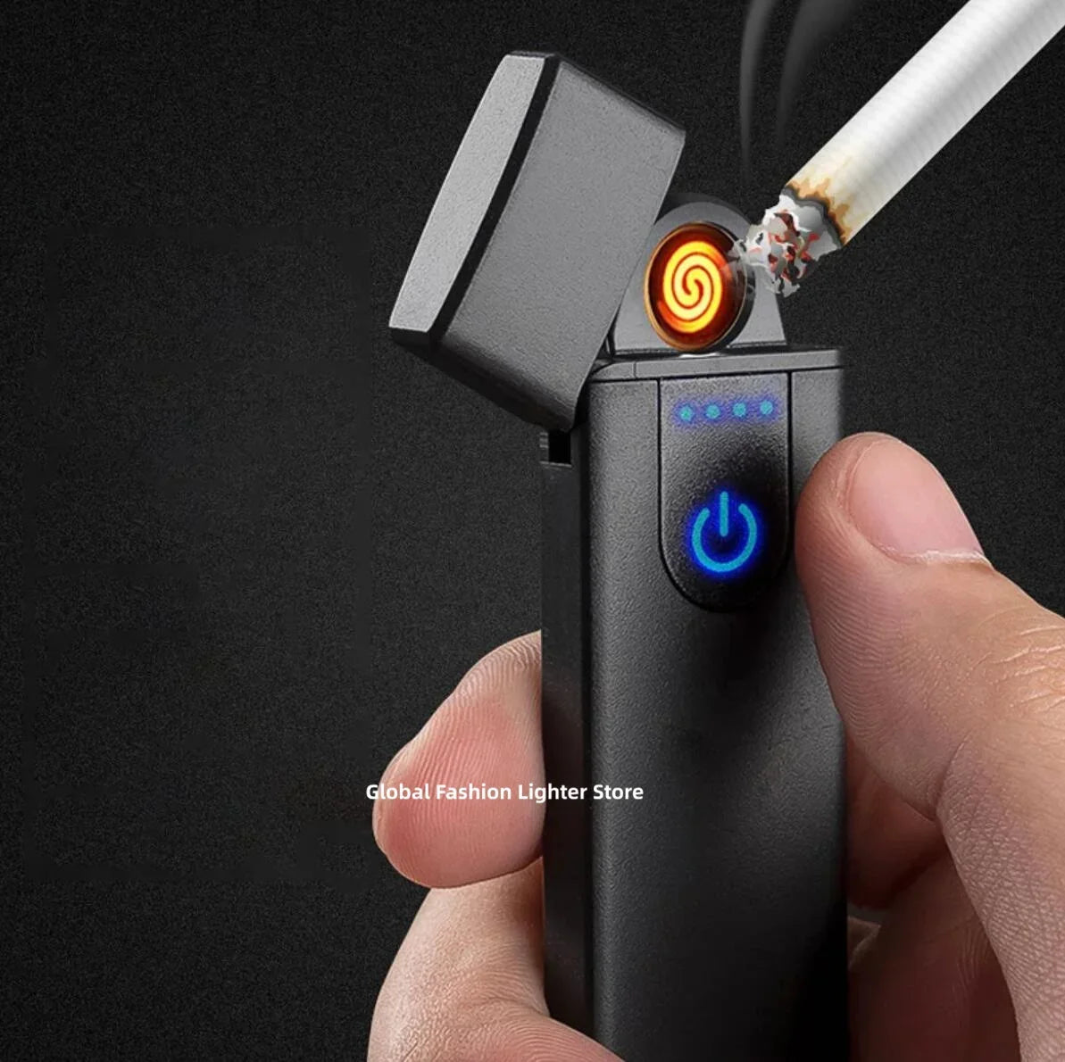 Rechargeable Windproof Lighter, Double-sided Cigarette Lighter, Small And Light Flameless