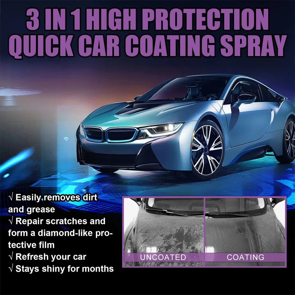 3 In 1 Quick Coating Spray High Protection Shine Armor Ceramic