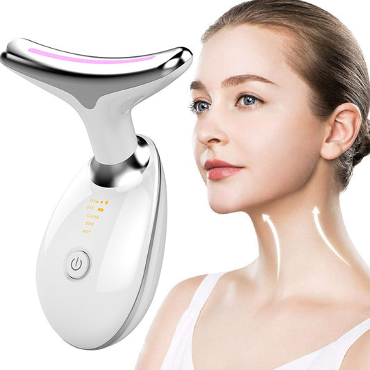 Neck and Face Beauty Device, Facial Lifting, EMS Face Massager, Reduce Double Chin,Anti Wrinkle, Skin Tightening, Skin Care Tool