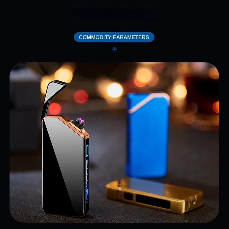 Electric Lighter USB Plasma Lighters Recharge Windproof Laser Induced Arc