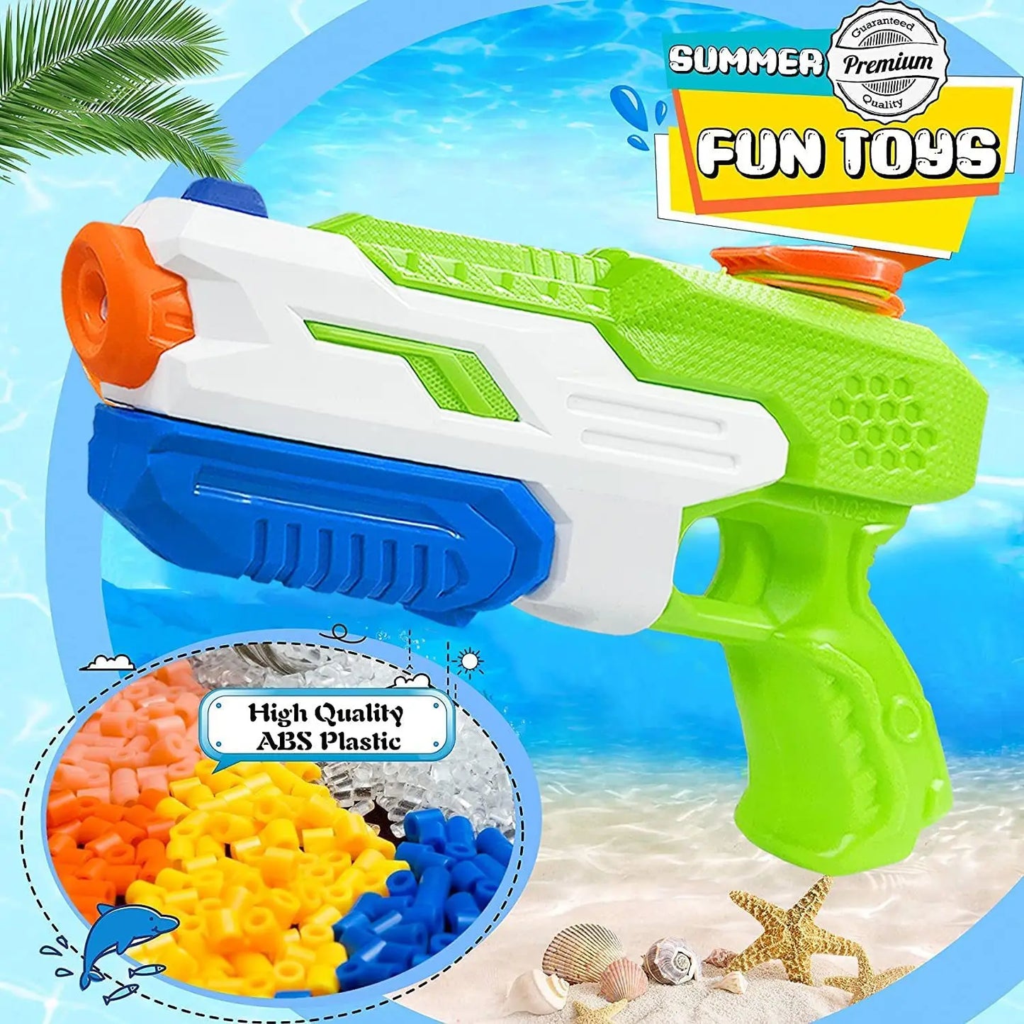 Water Guns Summer Soaker Squirt Guns 600 CC Outdoor Toy