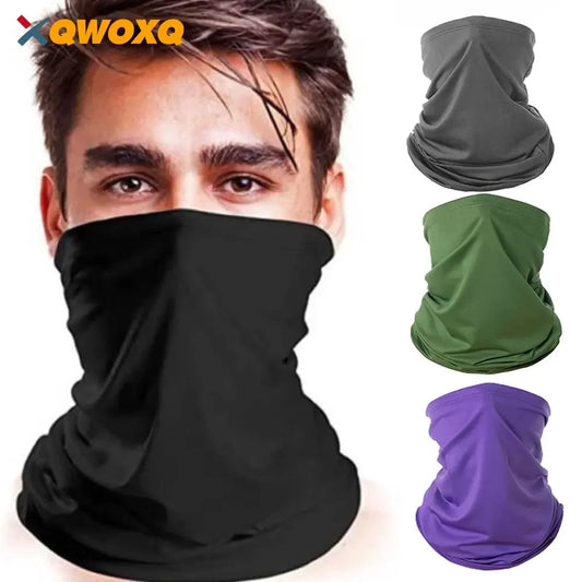 Hiking Scarves Neck Gaiter Face Mask Men Women Seamless Bandana