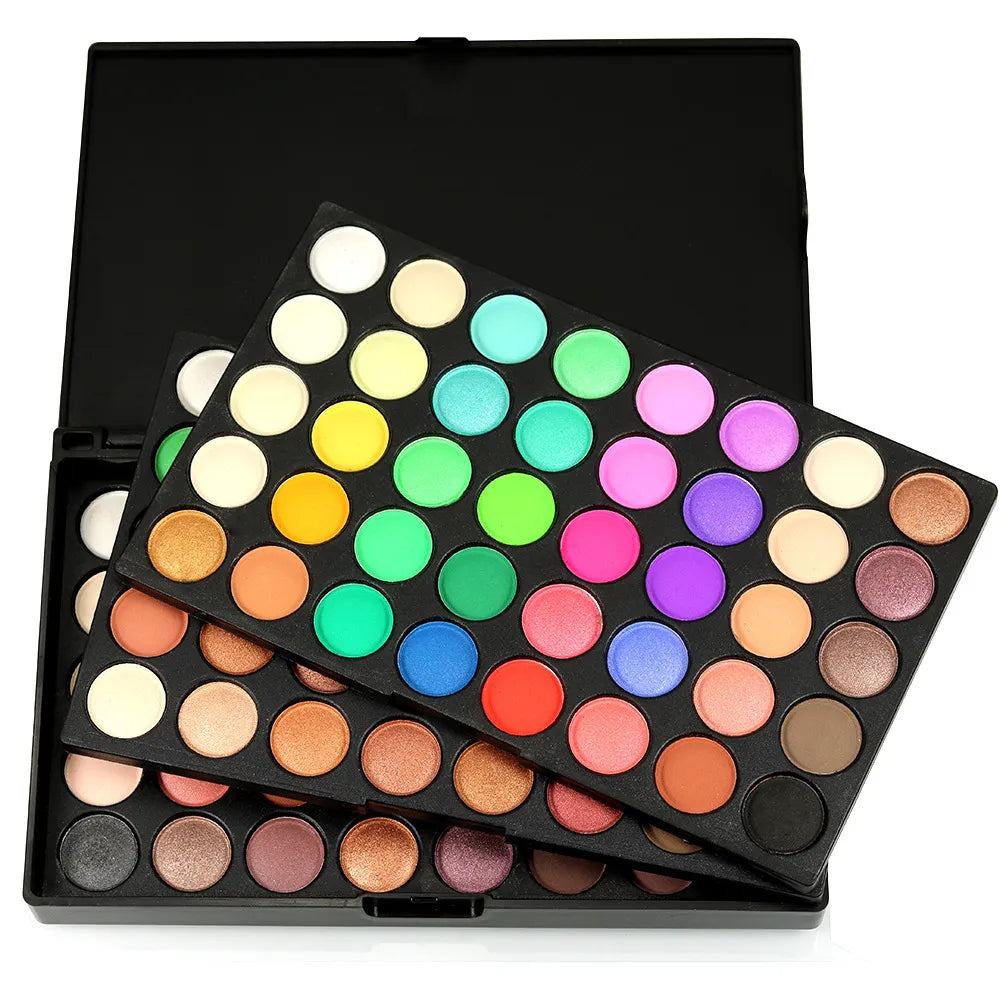 120 Colors Glitter Eye shadow Palette Matte Eye Shadow Palette Shimmer Shine  Kit