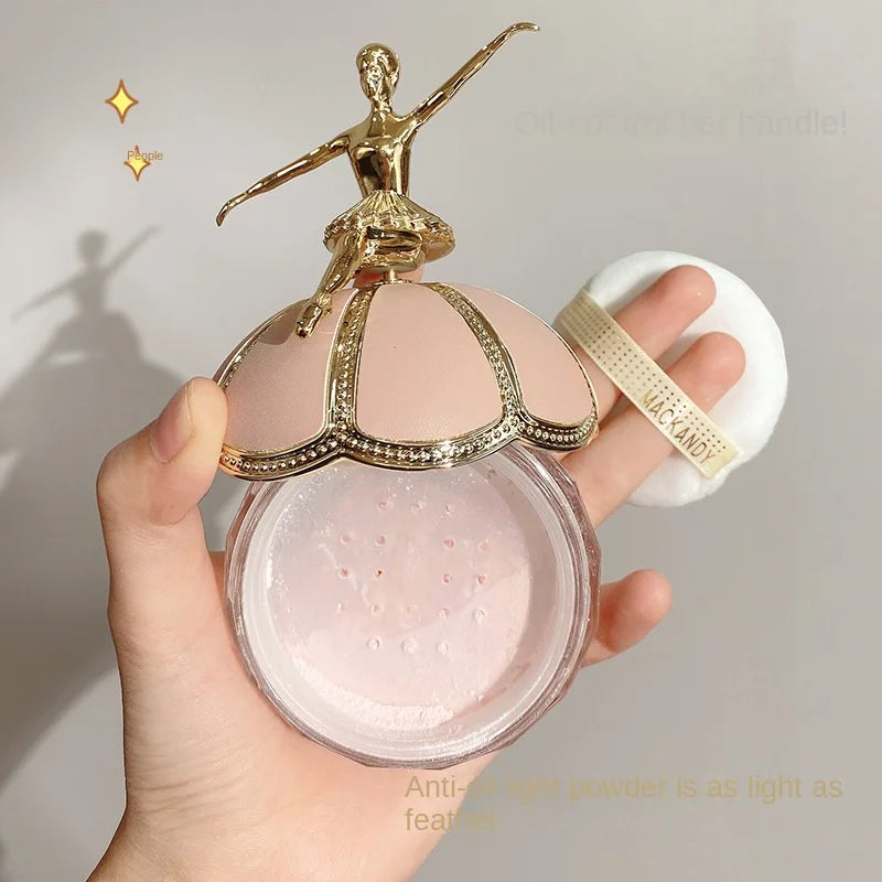 Large Capacity Ballet Small Gold Statue Finishing Powder