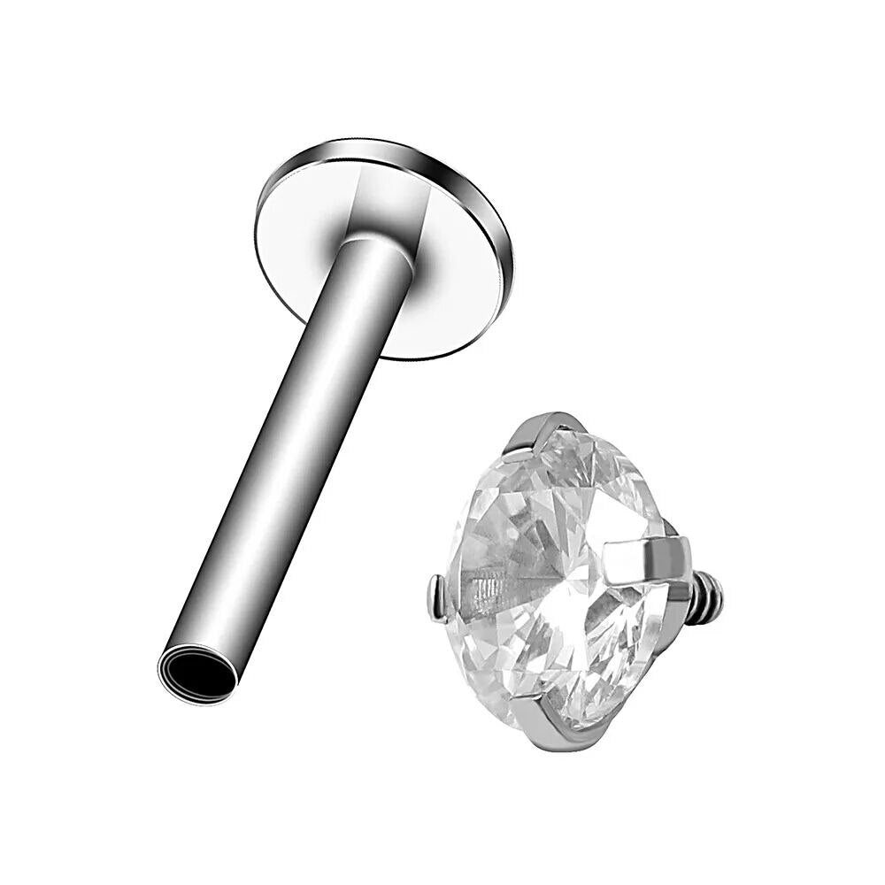 Surgical Steel Zircon Ear Piercing