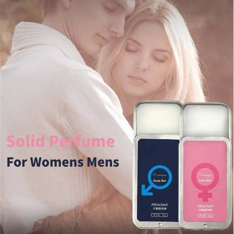 Solid Balm Pheromone Perfume For Men Women Long Lasting Fresh Flower Fragrance Deodorant Antiperspirants