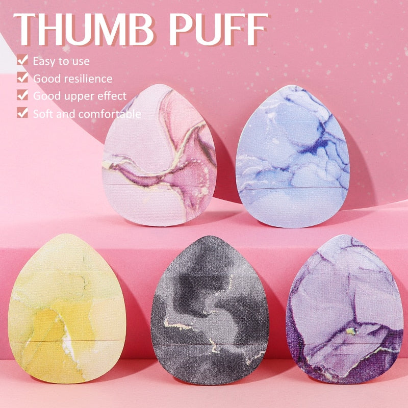 5/10/20 Pcs Mini Finger Puff Makeup Sponge