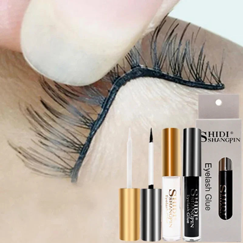 Waterproof Strong Adhesive Eyelash Glue Quick Dry Long Lasting Clear Black