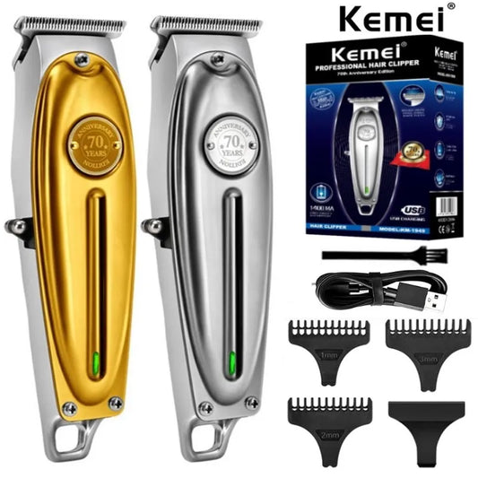 Kemei KM-1949 Pro electric barber full metal professional hair trimmer for men beard hair clipper