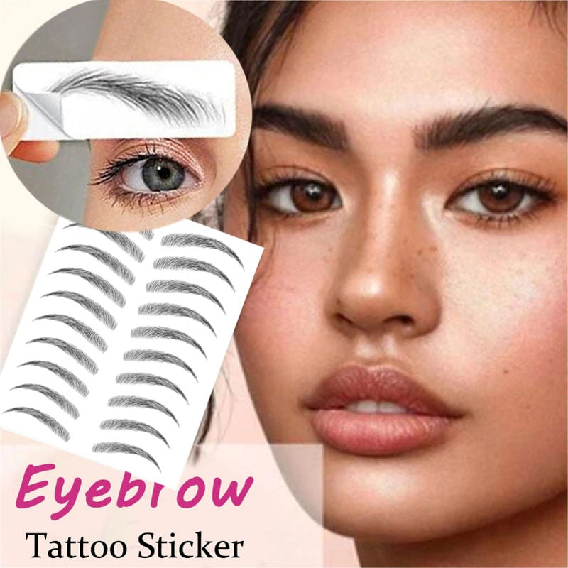 Waterproof Hair-Like Eyebrow Tattoo Stickers