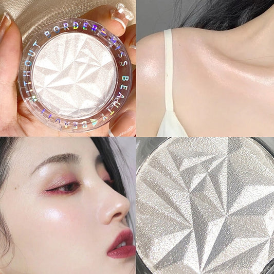 Diamond Highlighter Flash Glitter High Gloss Powder Makeup Pearl Highlighter Cosmetics