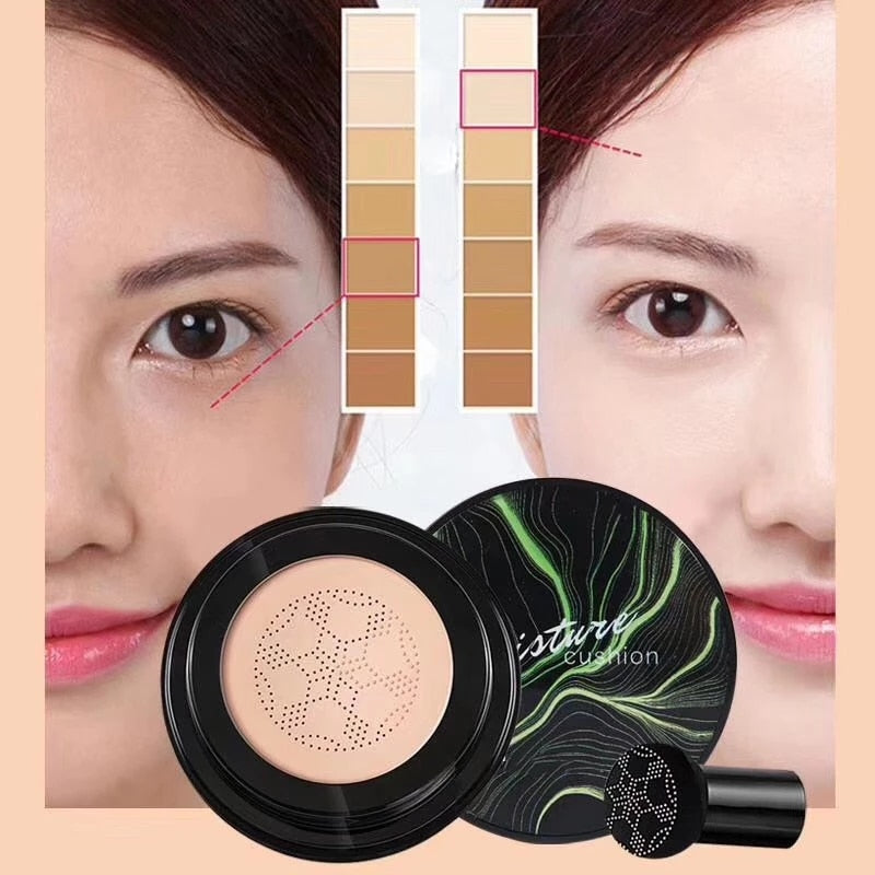 Mushroom Head BB Cream Air Cushion, Moisturizing, Foundation, Concealer, Face Base