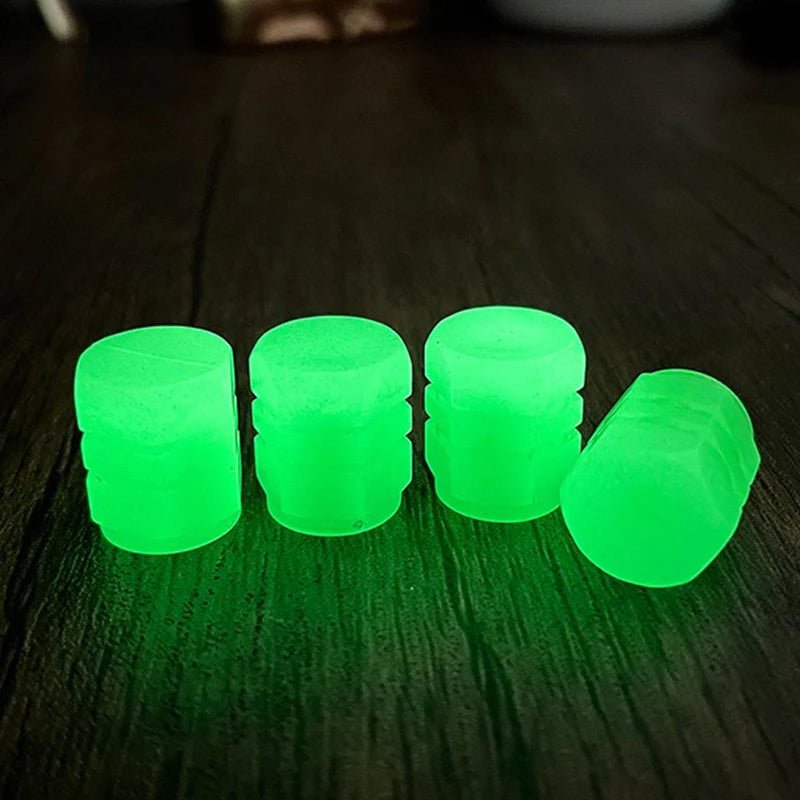 1-20Pcs Car Luminous Tire Valve Cap Motorcycle Bike Wheel Nozzle