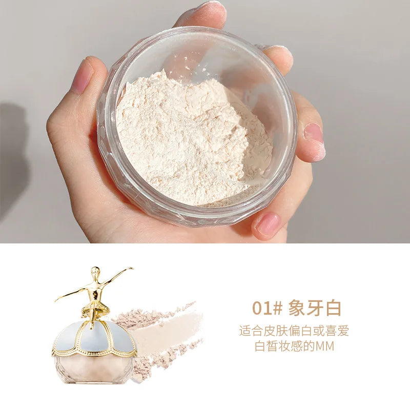 Large Capacity Ballet Small Gold Statue Finishing Powder