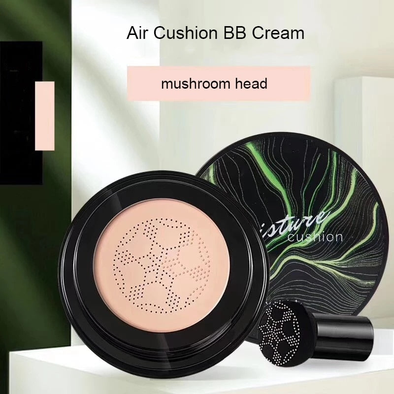 Mushroom Head BB Cream Air Cushion, Moisturizing, Foundation, Concealer, Face Base