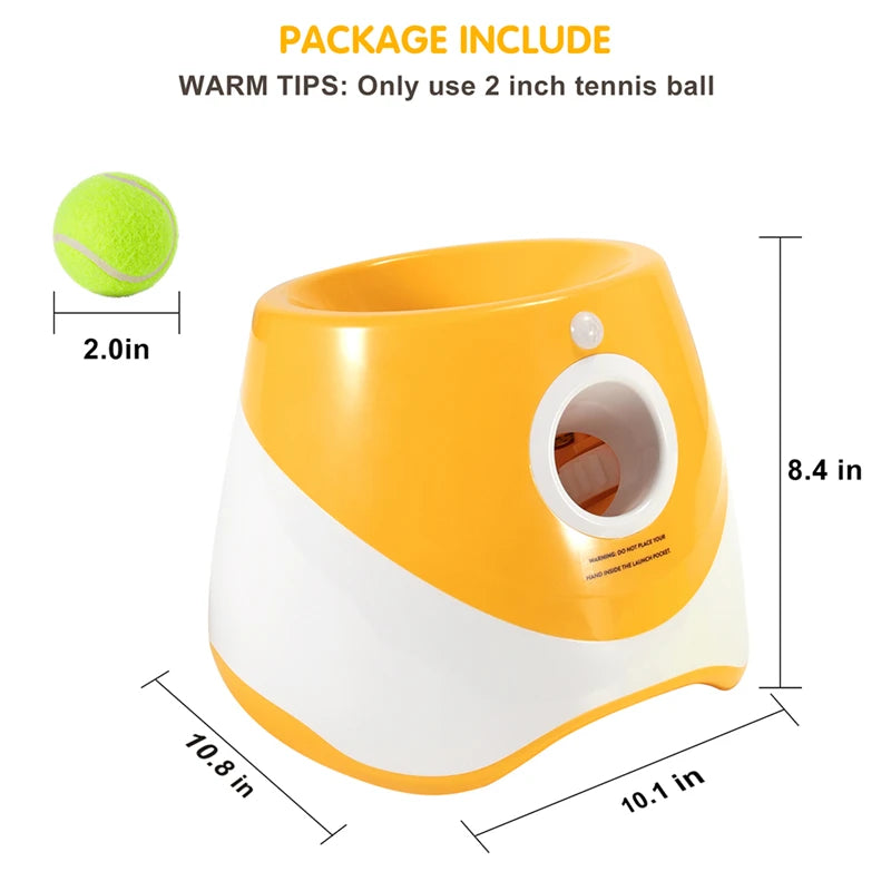 Dog Mini Tennis Ball Launcher Automatic Chase ReChargeable