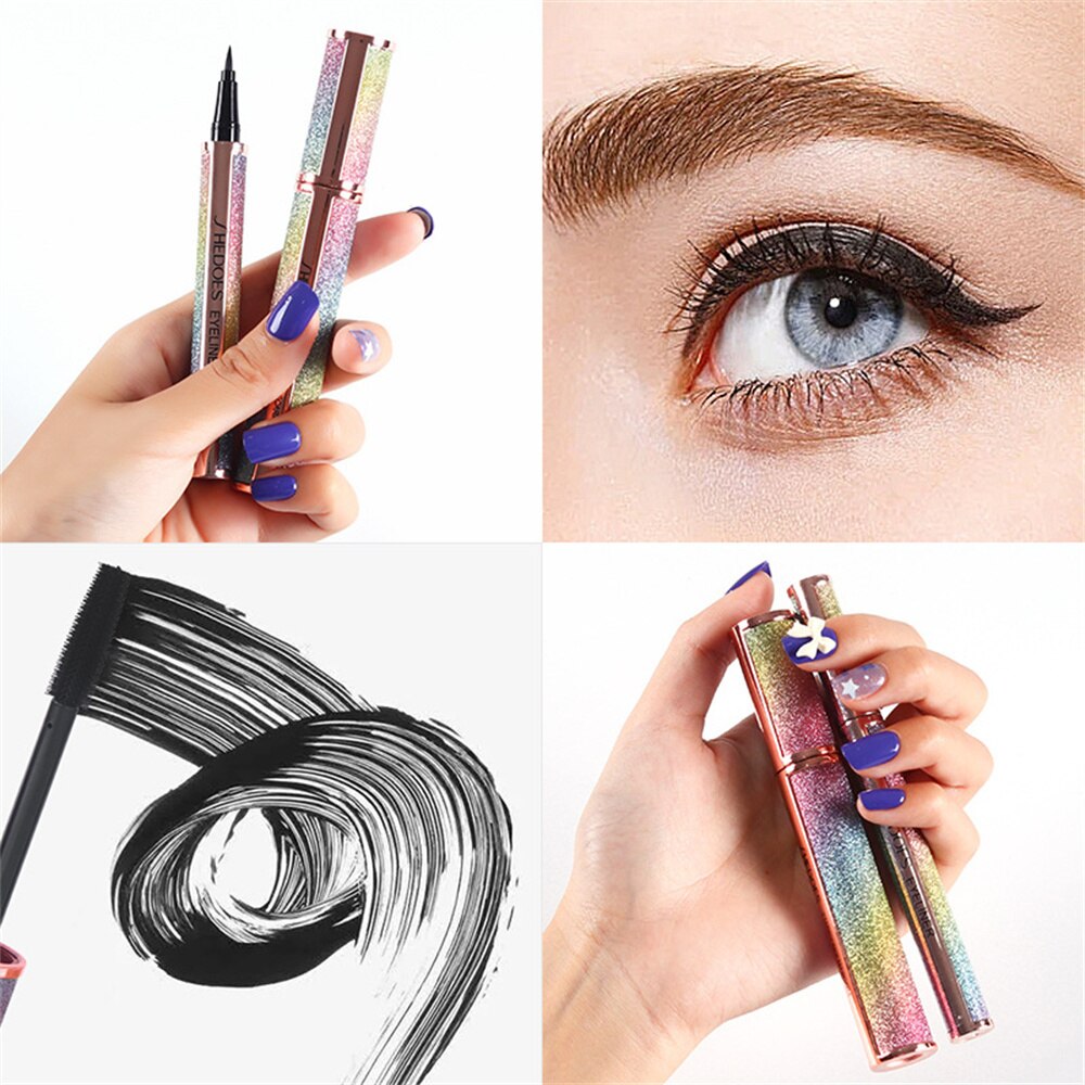 Starry Sky 4D Mascara & Eyeliner Combo: Fast-Dry, and Non-Smudging