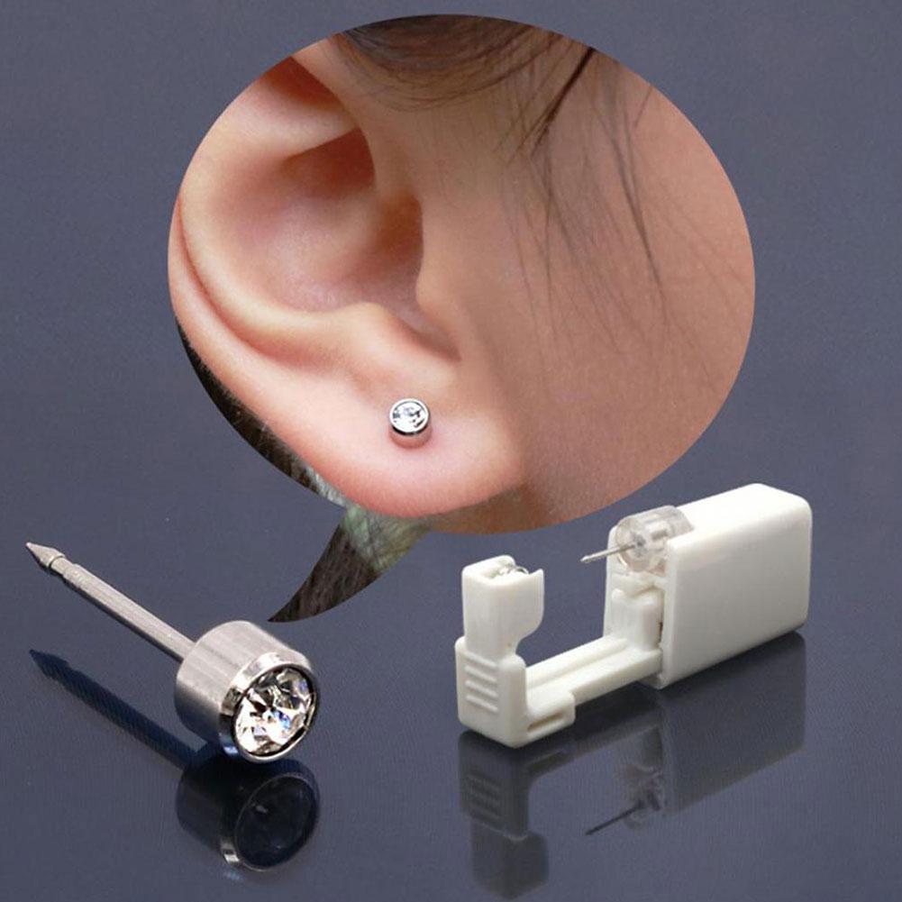 12Pcs Safety Ear Piercing Gun Kit Disposable Disinfect Safety Studs Nose Body