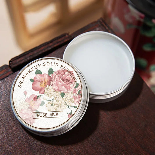 Solid Perfume Portable Balm Long-lasting Fragrances  Elegant Body Aroma