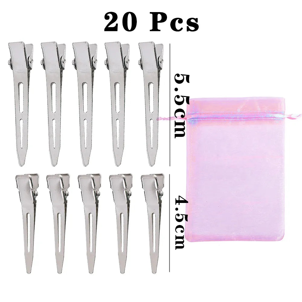 10/20 Pcs Professional Ladies Salon Fixed Hair Pin Curl Hair clip No Crease with Bag