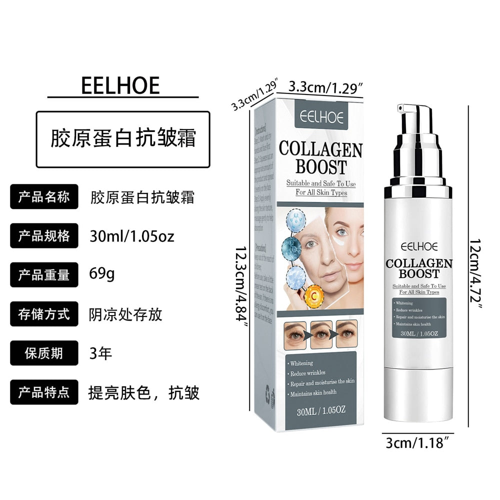 Collagen Anti Wrinkle Cream Reverse Age to Firm to Lighten Fine Lines Moisturize Skin