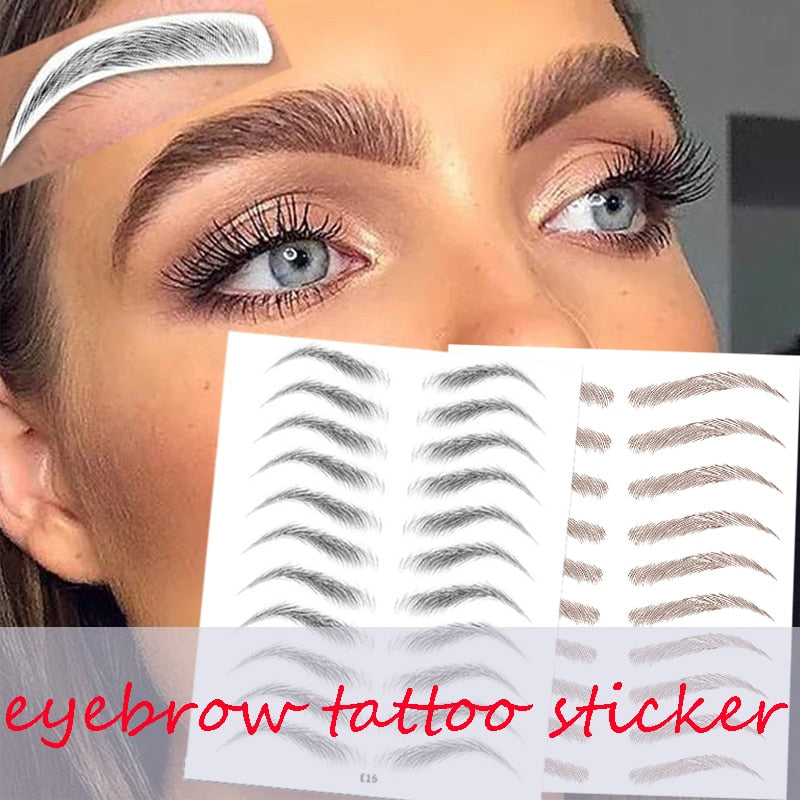 Waterproof Hair-Like Eyebrow Tattoo Stickers