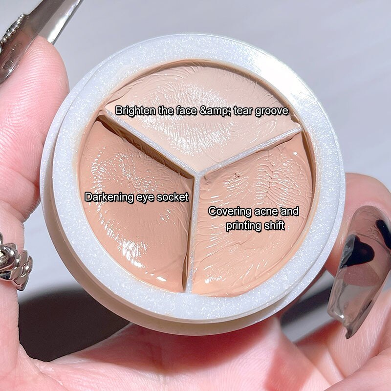 3-Color Moisturizing Pallet Concealer