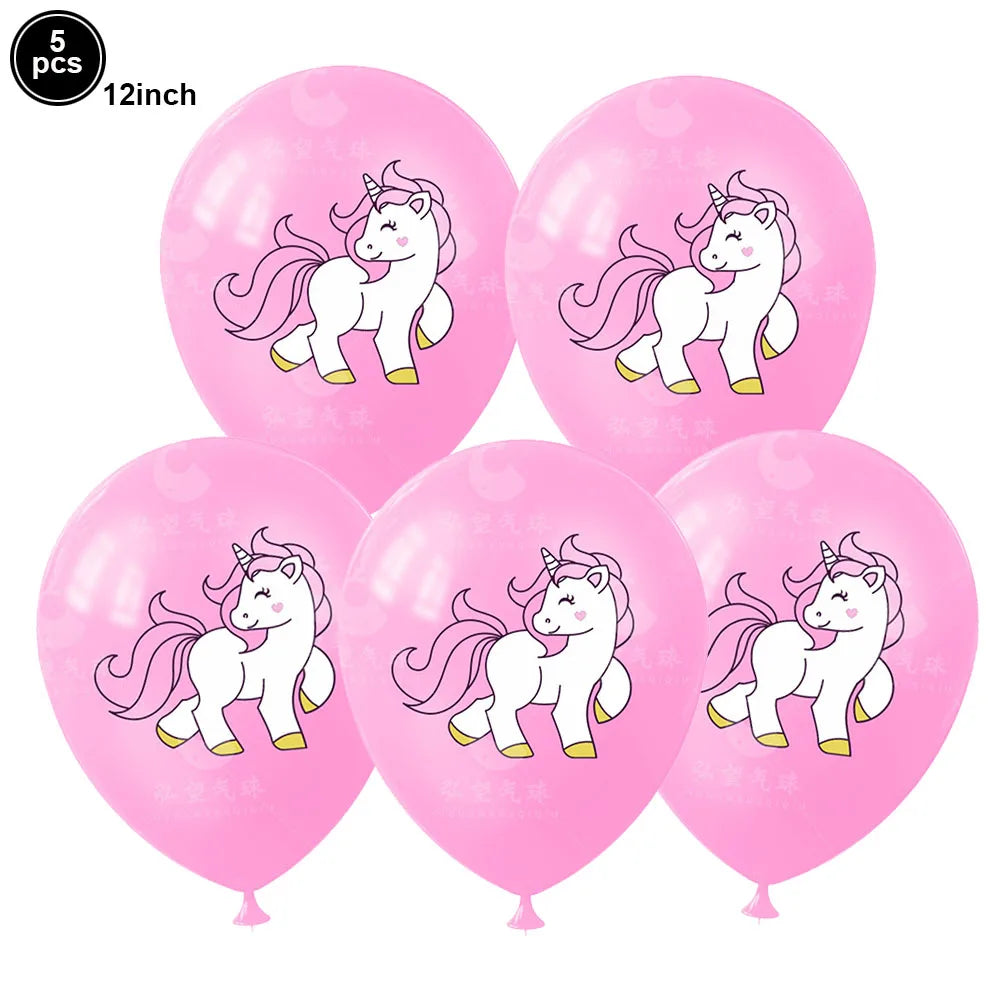 Unicorn Aluminum Film Balloon 3 D Standing 66 cm Unicorn Kids Birthday Party Decorations