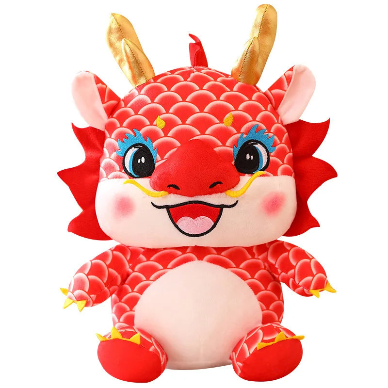 2024 Chinese New Year Zodiac Dragon Plush Toy Soft Pillow