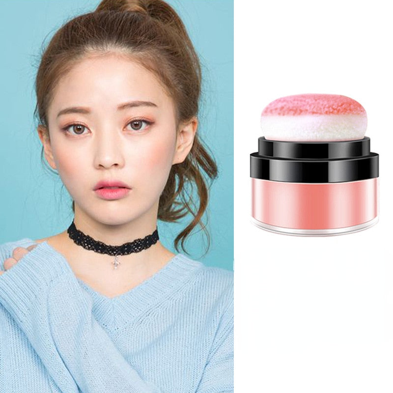 4 Colors Soft Face Blusher Powder Cheek Rouge