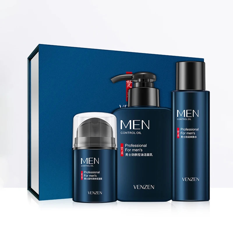 VENZEN Men's Skin Care Kit Face Mask Men Skincare Set