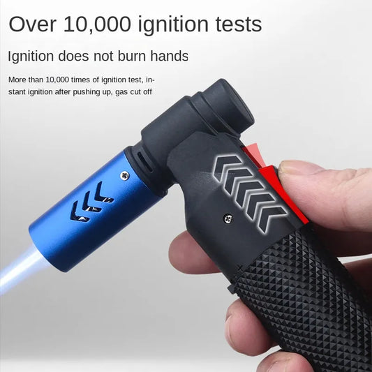 HONEST Gas Lighter Jet Butane Cigar Lighter Windproof Metal Welding Lighter