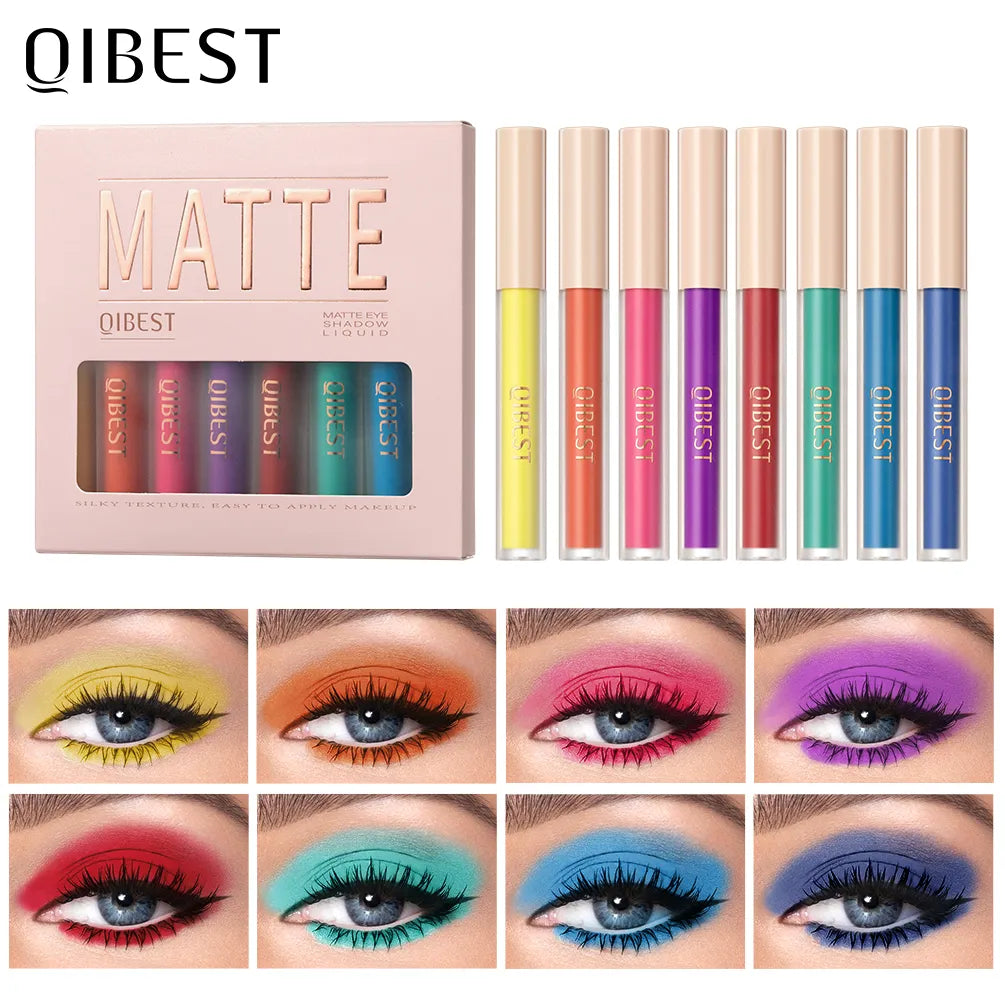 8 Colors Liquid Eye shadow Sets Matte Long Lasting Waterproof Professional Makeup Kits