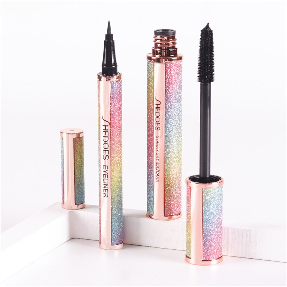 Starry Sky 4D Mascara & Eyeliner Combo: Fast-Dry, and Non-Smudging