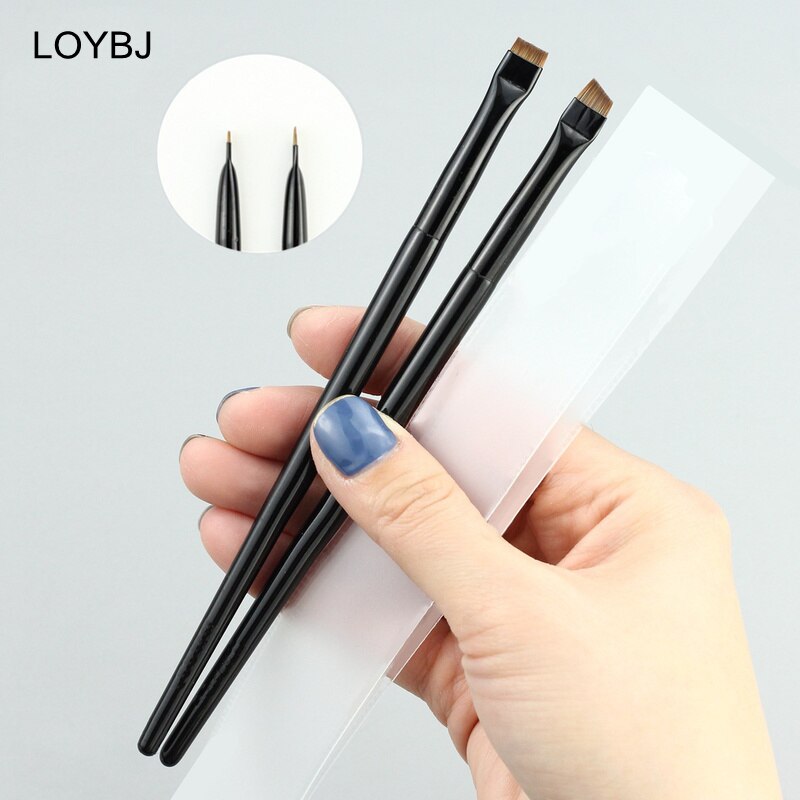 1/2pcs Blade Makeup Brushes Angled Professional