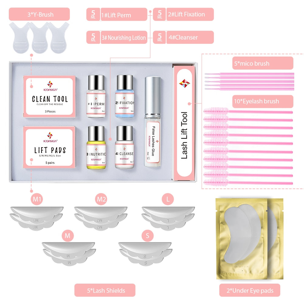 Lash Lift Kit with Serum Beauty Set