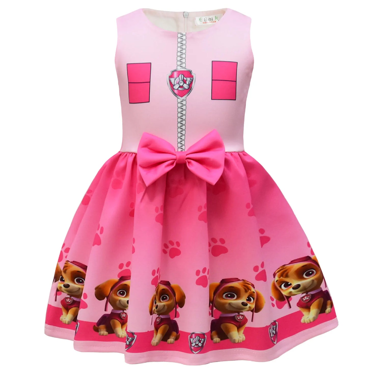 Girls Dresses for Patrol Dog Halloween Cosplay Costumes Mascot Chase Dog