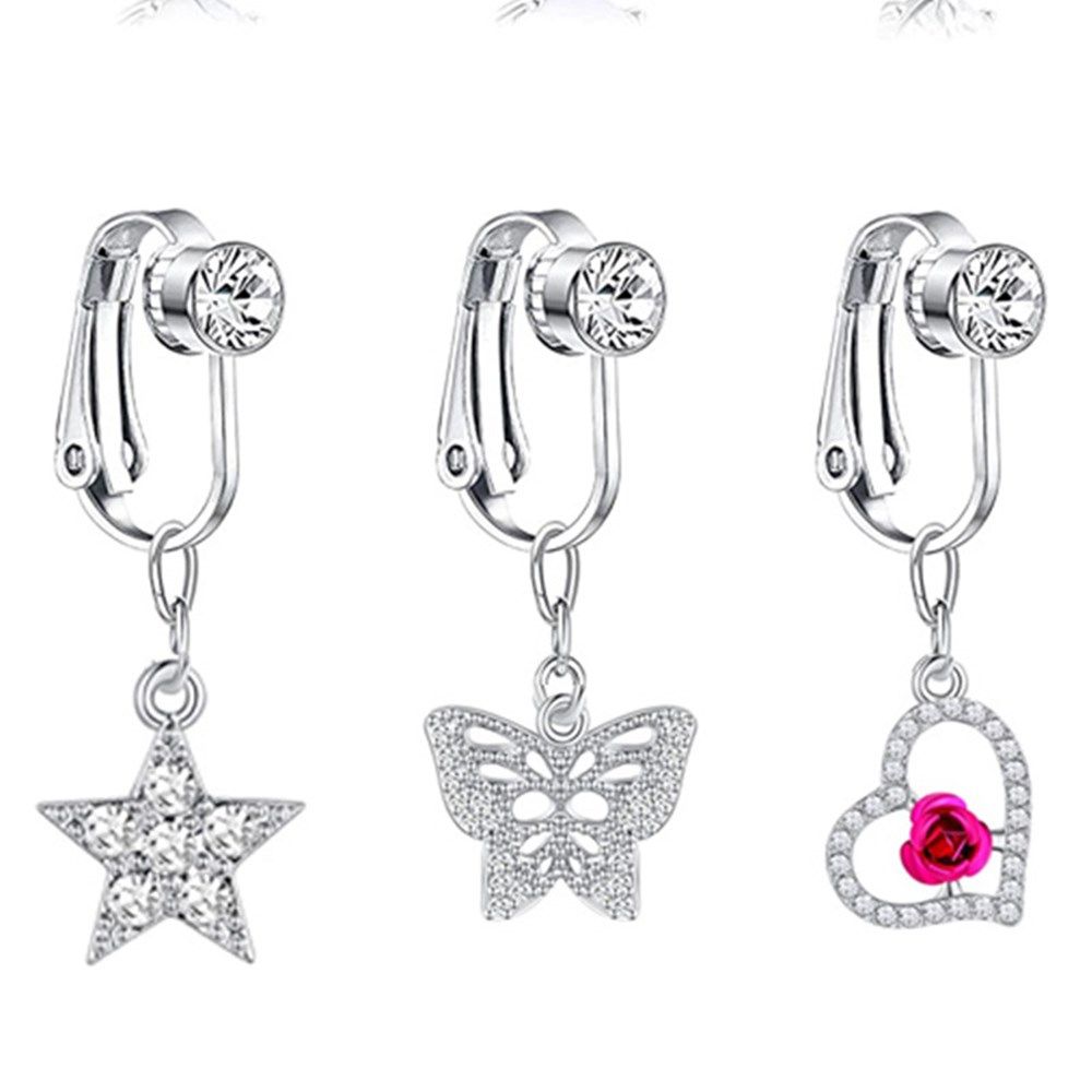 Butterfly Clip-On Body Jewelry