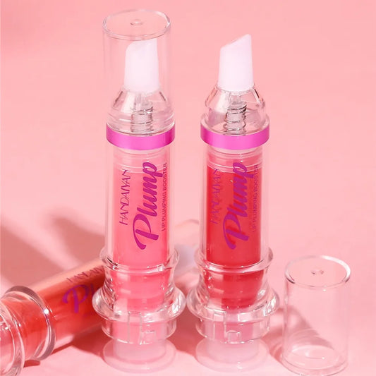 6 Colors Lip Plumping Booster Liquid Lip Gloss With Chili Extract Glitter